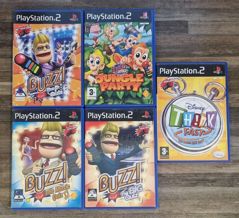 Buzz Games for PS2 - Scratched