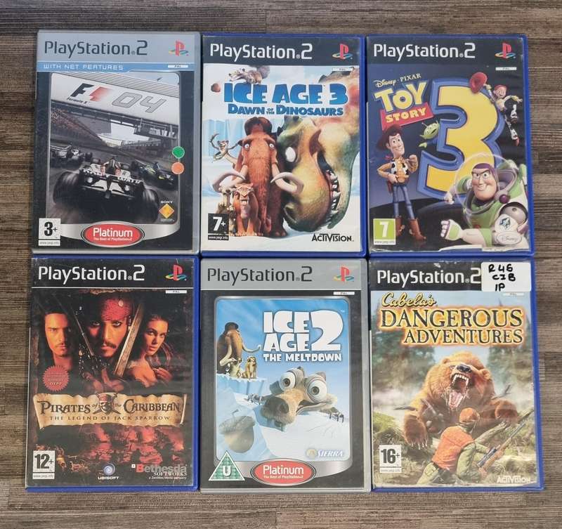 PS2 Games - Scratched