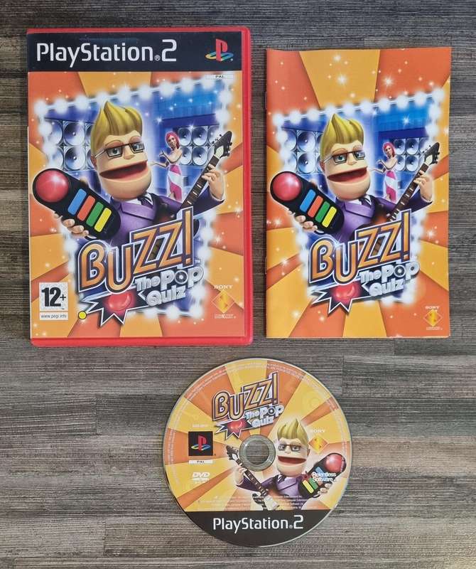 Buzz The Pop Quiz for PS2 - Complete