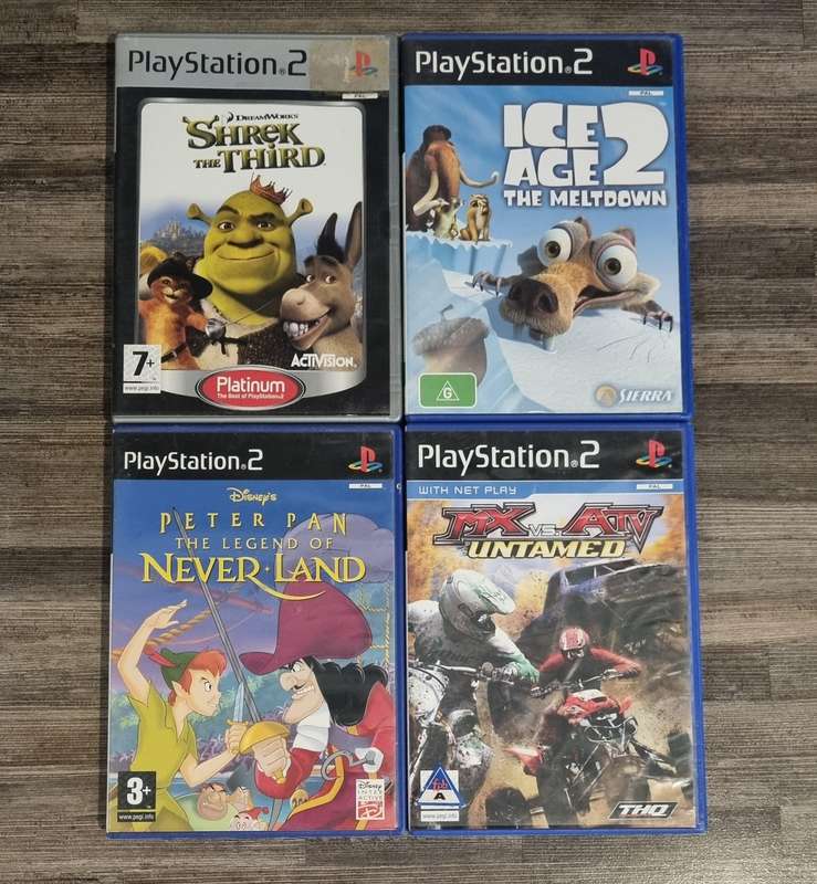 PS2 Game Bundle - Scratched