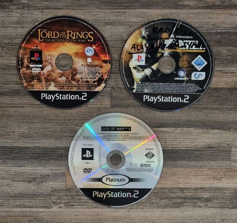 PS2 Game Bundle - Scratched