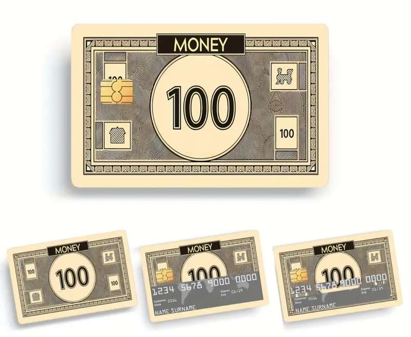 Monopoly Money Credit Card Skin