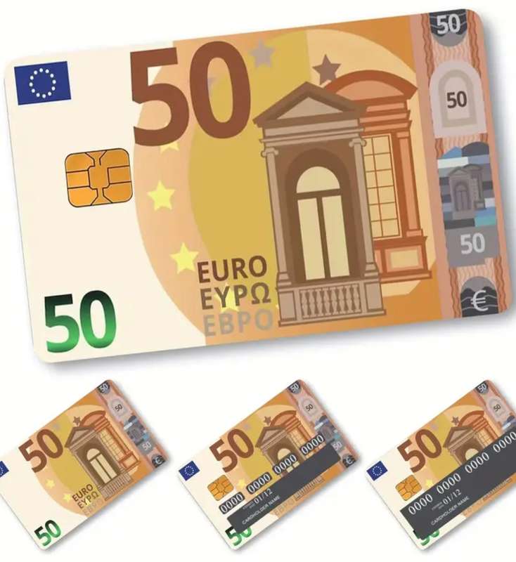 50 Euro Credit Card Skin