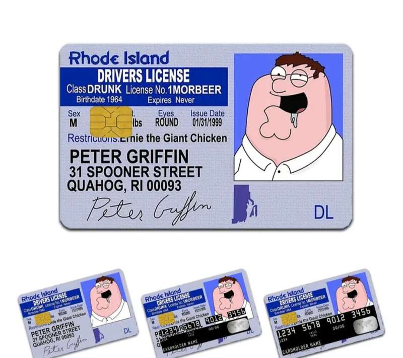 Peter Griffin Credit Card Skin