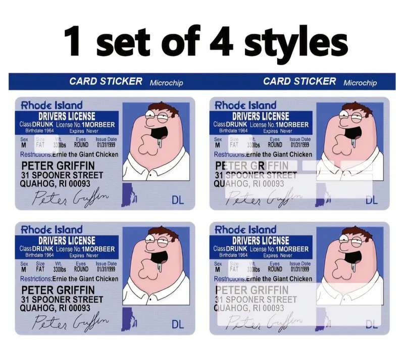 Peter Griffin Credit Card Skin