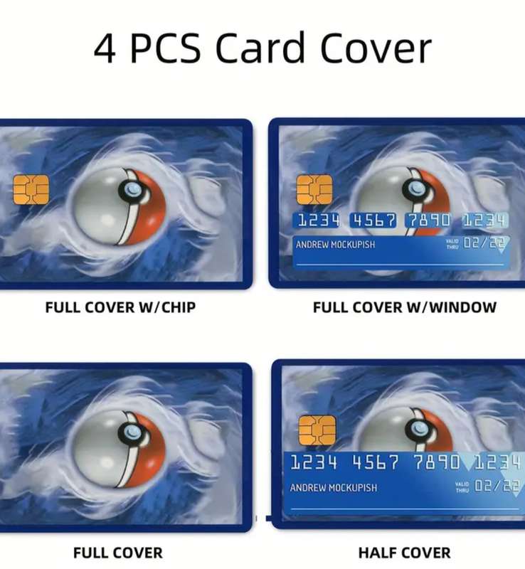 Pokémon Card Credit Card Skin