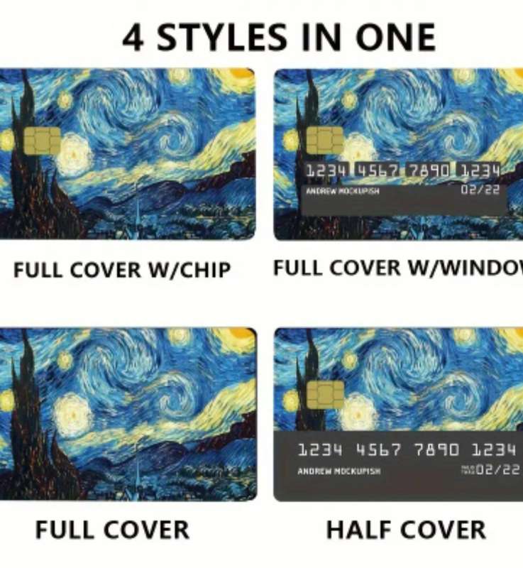 Starry Night Credit Card Skin