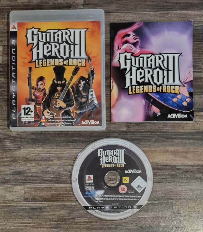 Guitar Hero 3 Legends of Rock for PS3 - Complete