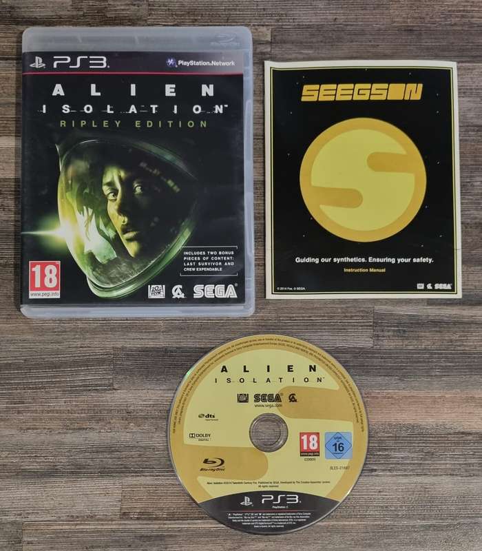 Alien Isolation Ripley Edition for PS3 - Complete