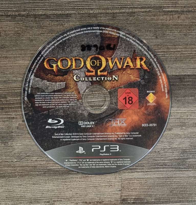 God of War Collection for PS3 - Disc Only