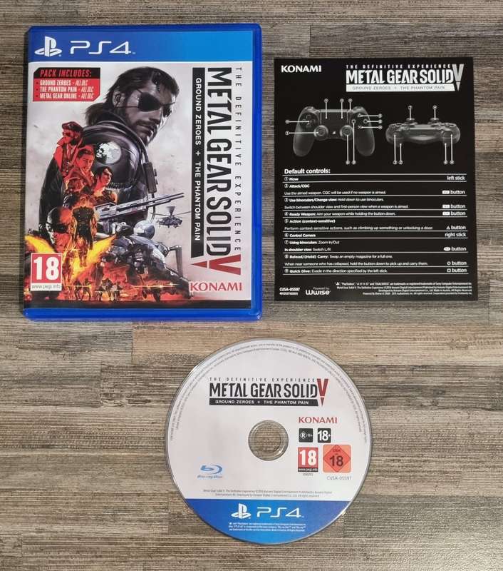 Metal Gear Solid 5 Definitive Edition for PS4 - Complete