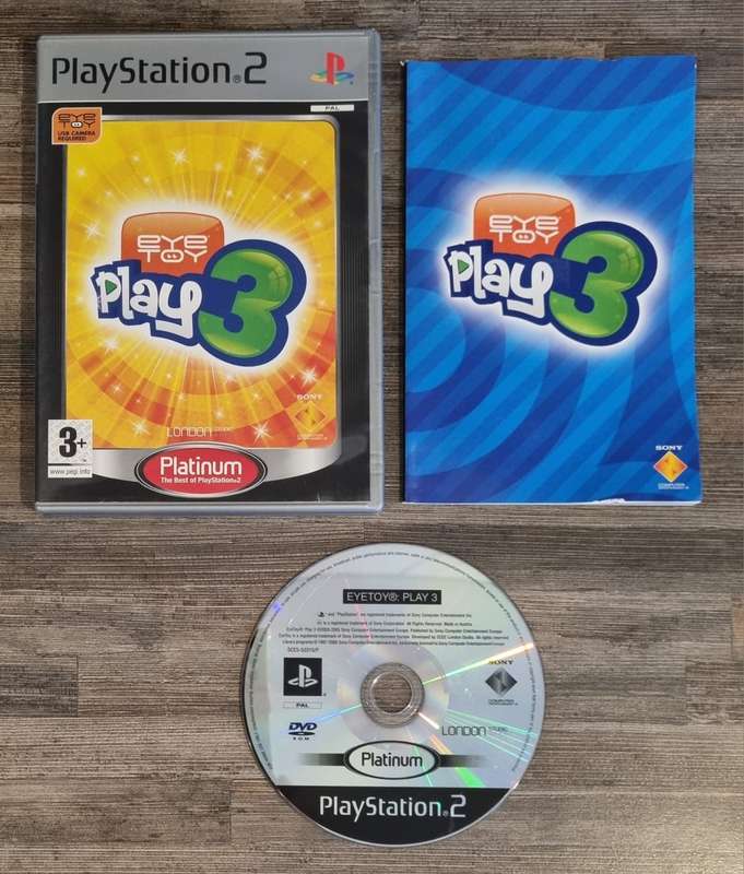 Eye Toy Play 3 for PS2 - Complete