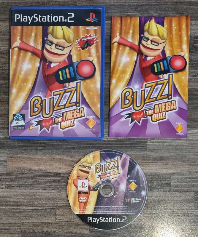 Buzz The Mega Quiz for PS2 - Complete