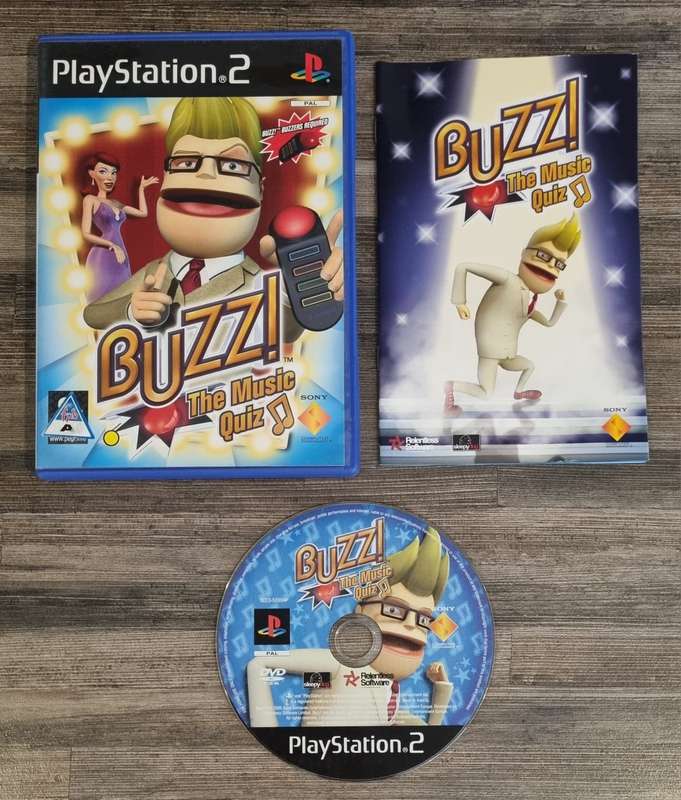 Buzz The Music Quiz for PS2 - Complete