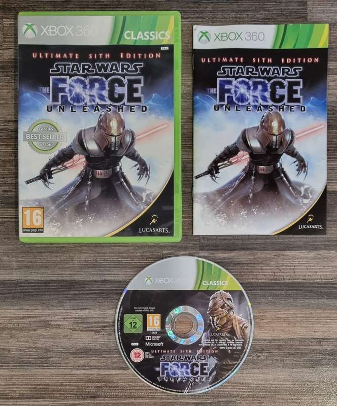 Star Wars Force Unleashed Ultimate Sith Edition Xbox 360 - Complete