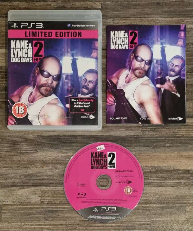 Kane and Lynch Dog Days 2 Limited Edition for PS3 - Complete