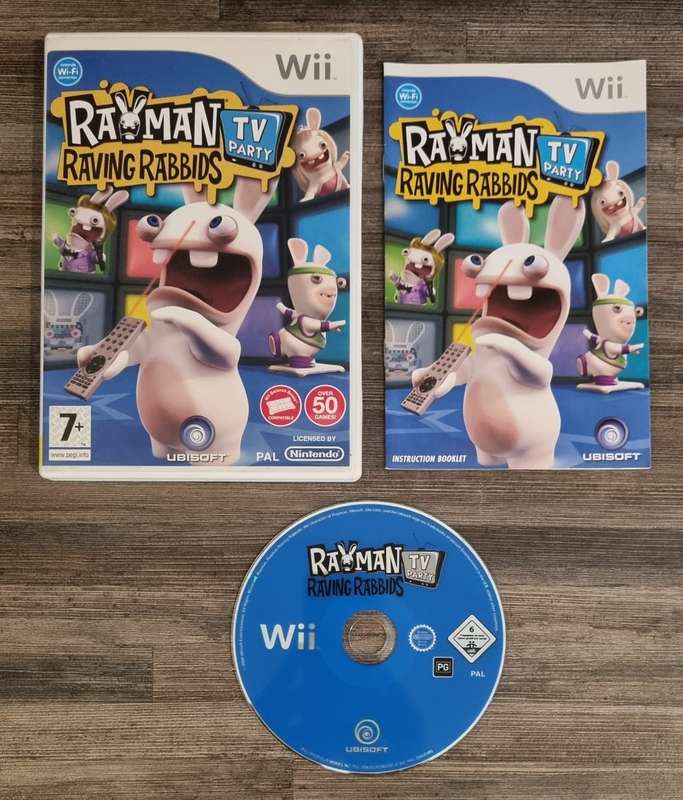 Rayman Raving Rabbids for Nintendo Wii - Complete