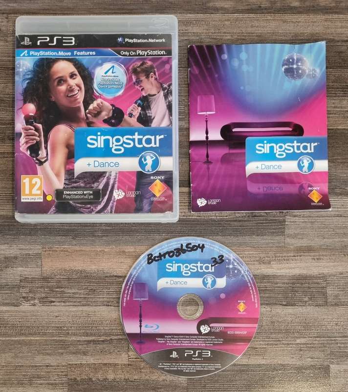 Singstar + Dance for PS3 - Complete