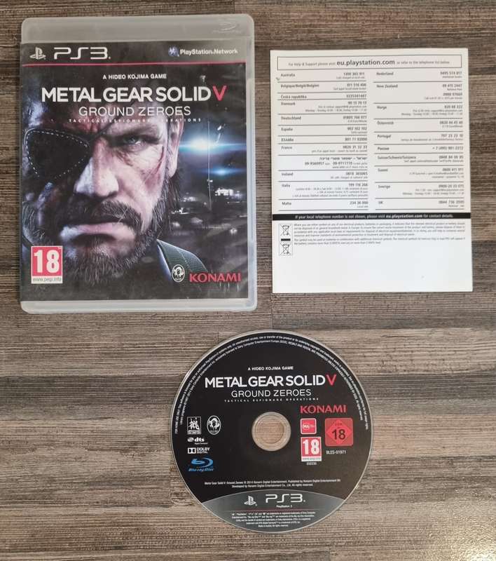 Metal Gear Solid V Ground Zeroes for PS3 - Complete