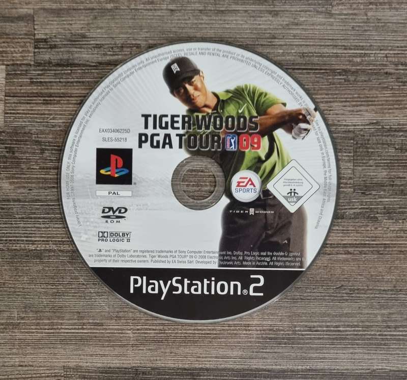 Tiger Woods PGA Tour 09 for PS2 - Disc Only