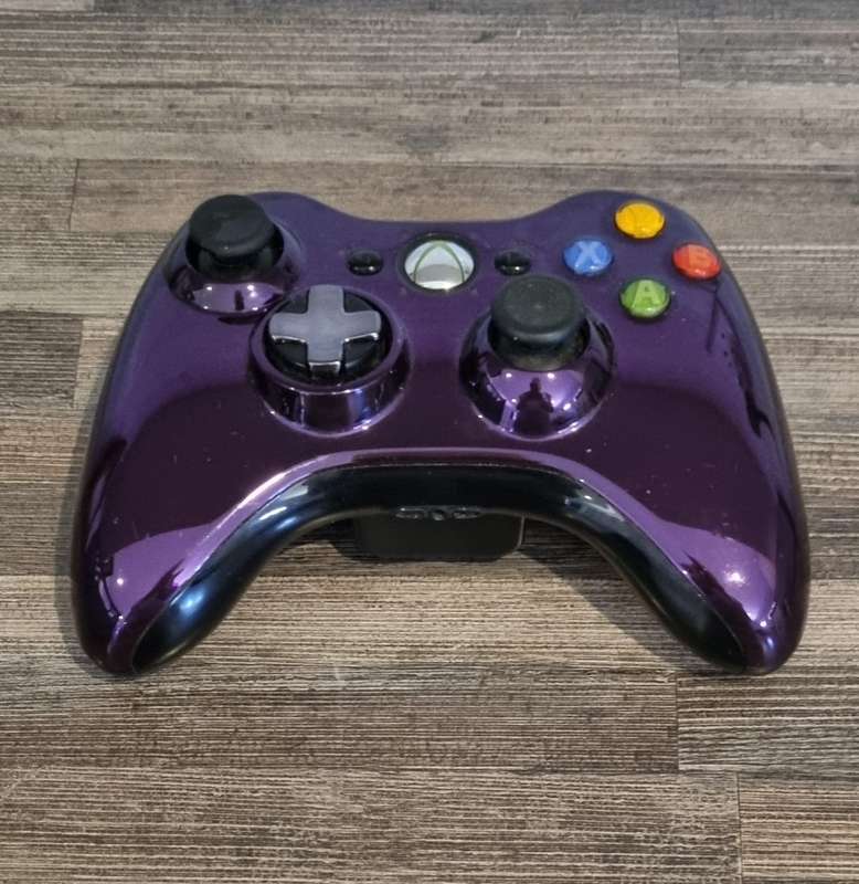 Purple Chrome Xbox 360 Controller