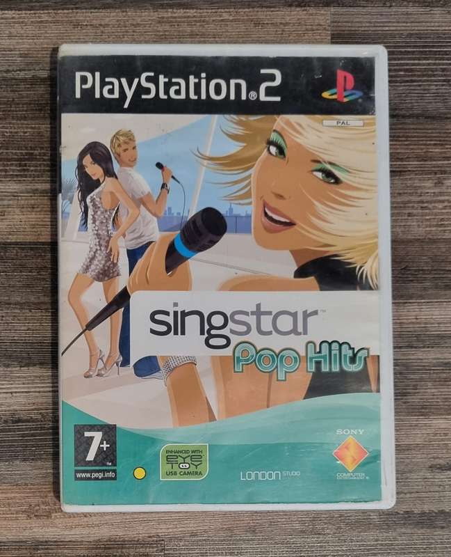 Singstar Pop Hits for PS2 - Scratched
