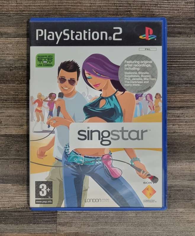 Singstar for PS2 - Scratched
