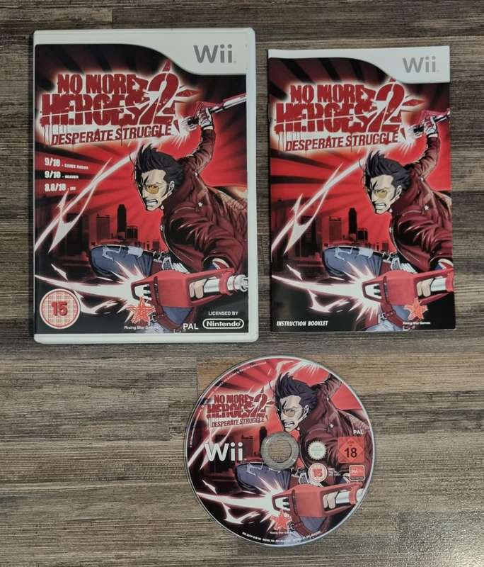 Nintendo Wii + No More Heroes 2 Console Bundle
