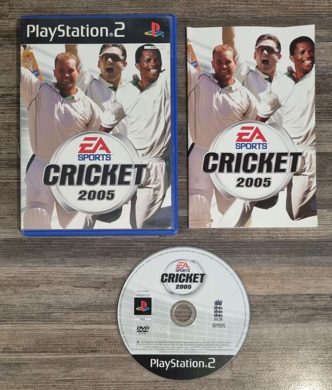 Cricket 2005 for PS2 - Complete