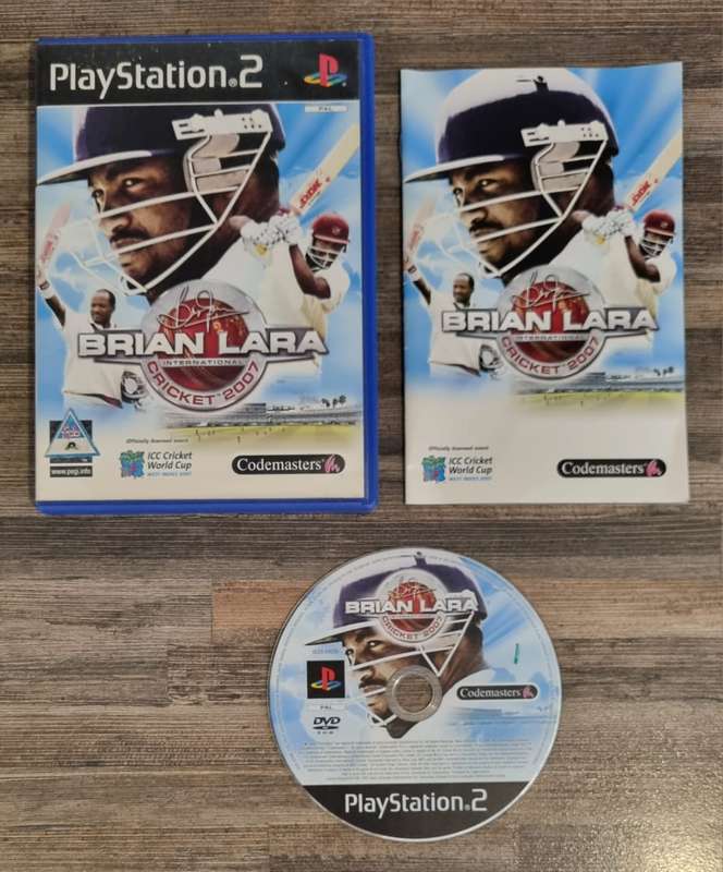 Brian Lara Cricket 2007 for PS2 - Complete