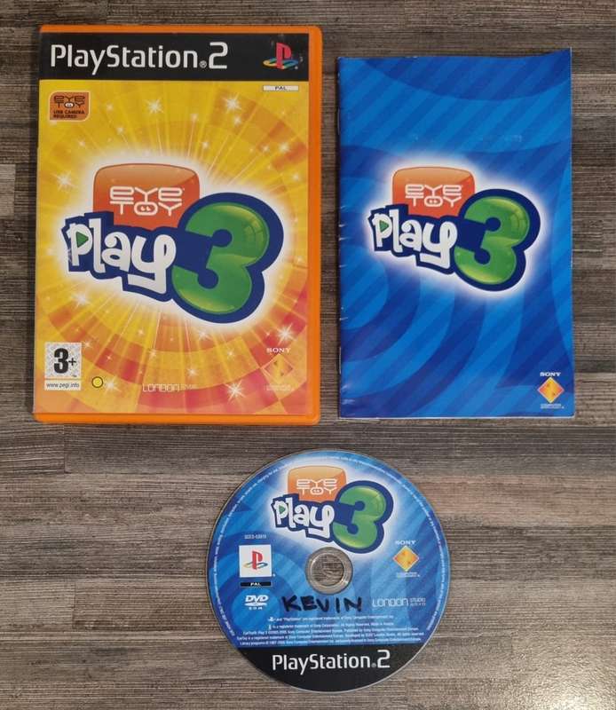 Eye Toy Play 3 for PS2 - Complete