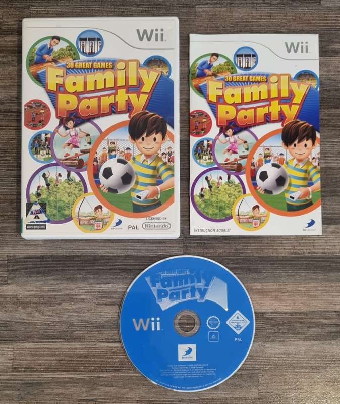 Family Party for Nintendo Wii - Complete