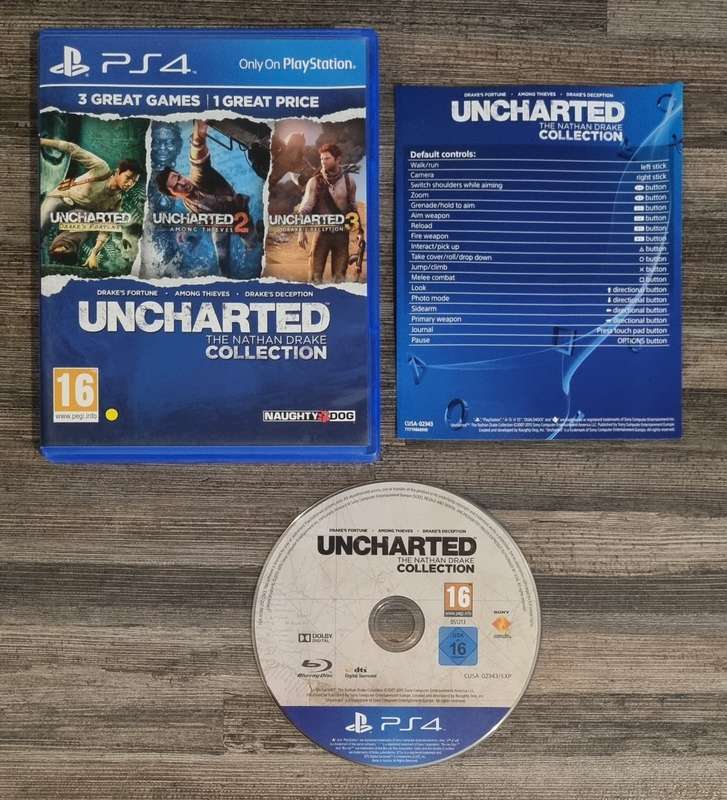 Uncharted The Nathan Drake Collection for PS4 - Complete