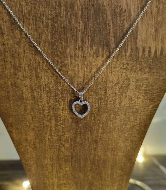 925 Sterling Silver Heart Pendant