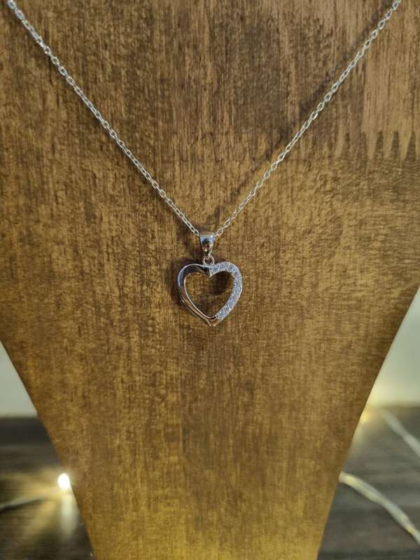 925 Sterling Silver Heart Pendant