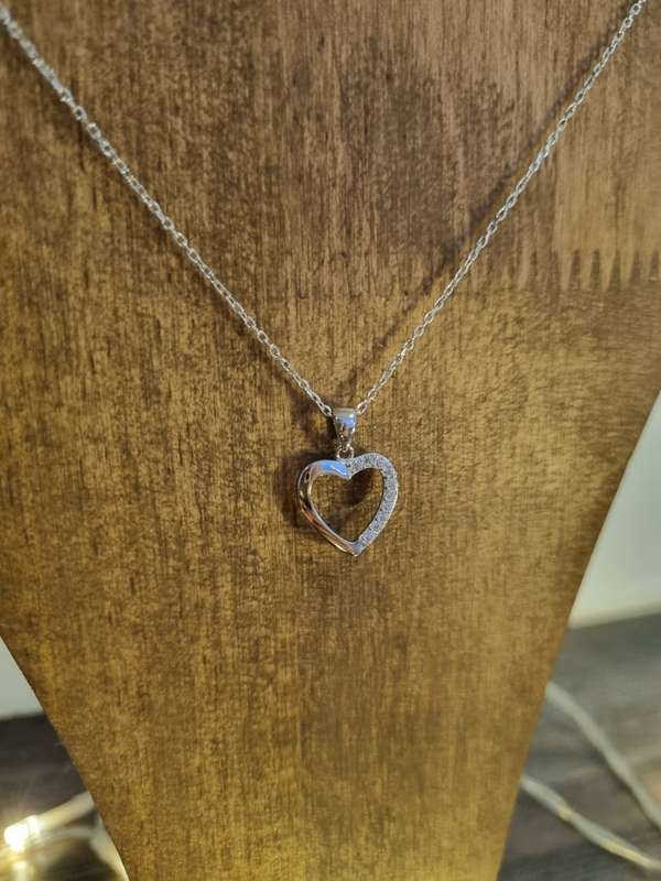 925 Sterling Silver Heart Pendant