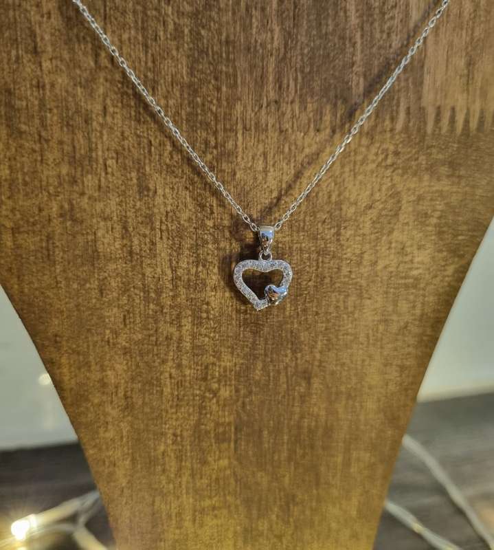 925 Sterling Silver Heart Pendant