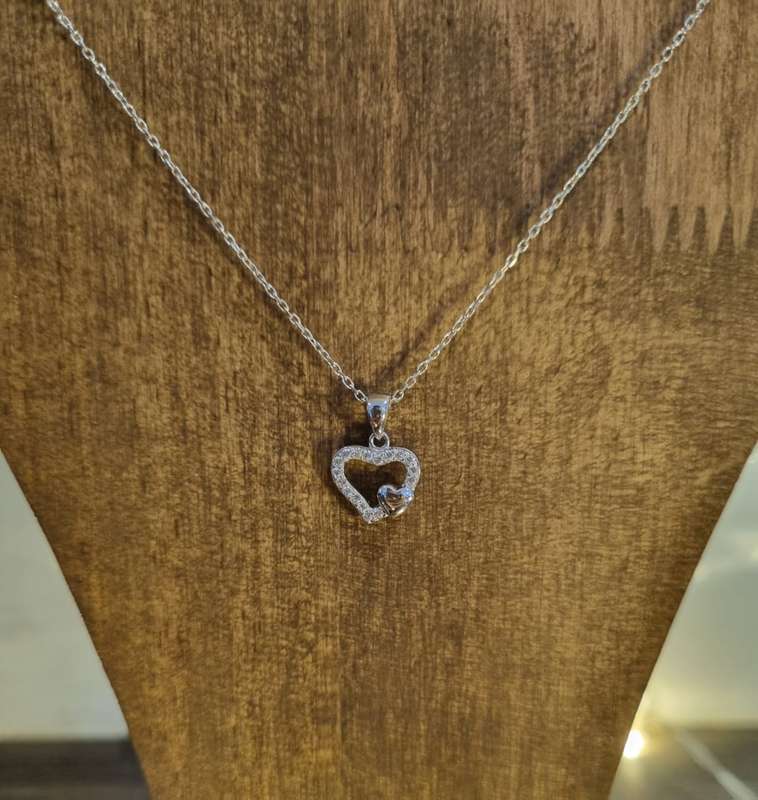 925 Sterling Silver Heart Pendant