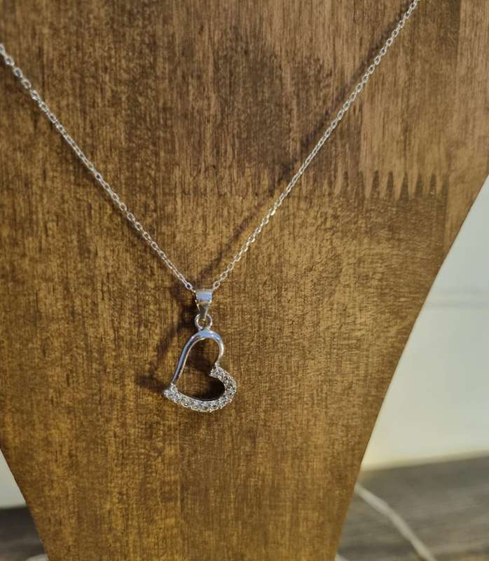 925 Sterling Silver Heart Pendant