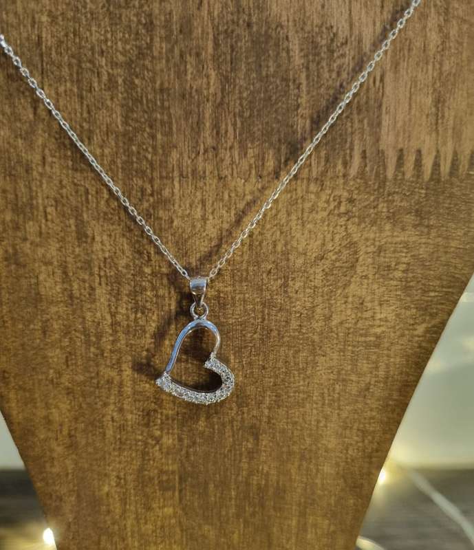 925 Sterling Silver Heart Pendant