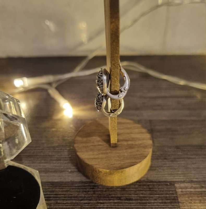 800 Continental Silver Clip On Earrings