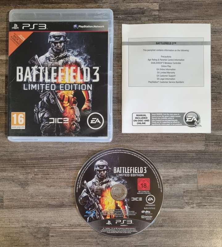 Battlefield 3 Limited Edition for PS3 - Complete