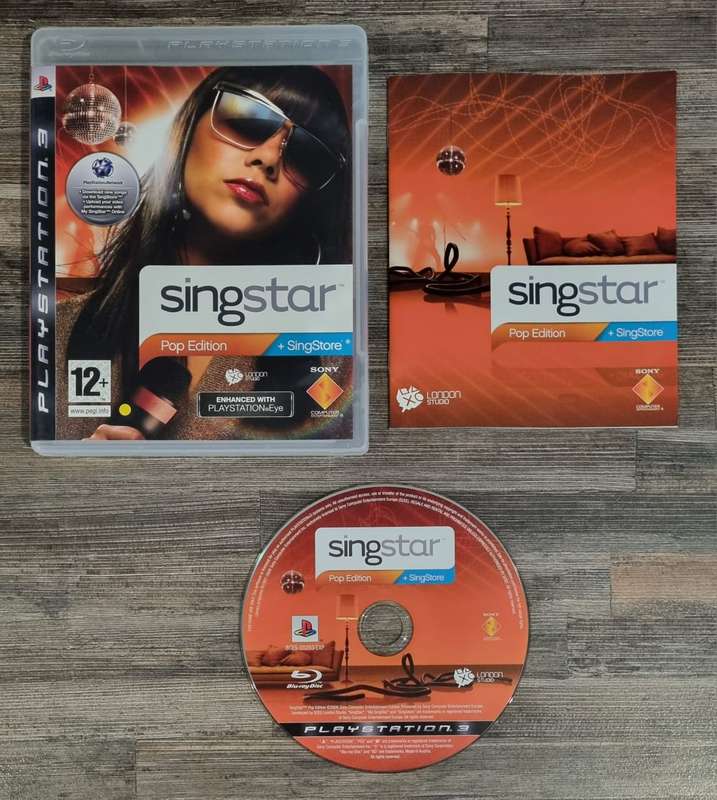 Sing Star Pop Edition for PS3 - Complete