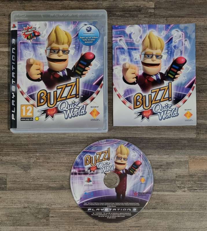 Buzz Quiz World for PS3 - Complete