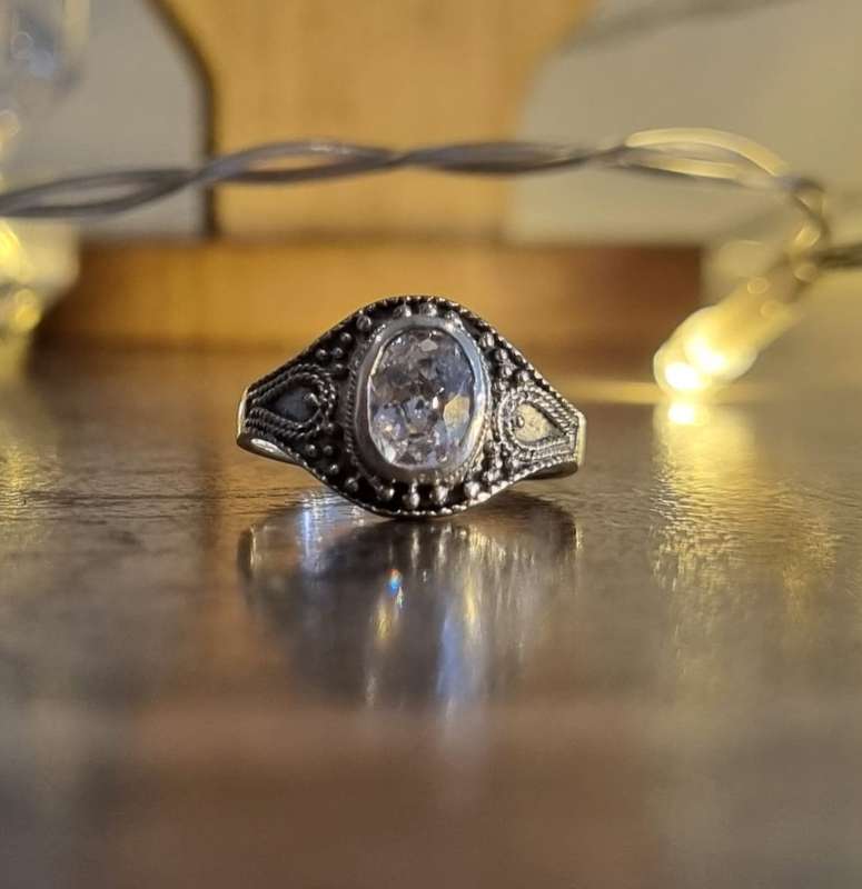 925 Sterling Silver Ring - Size L