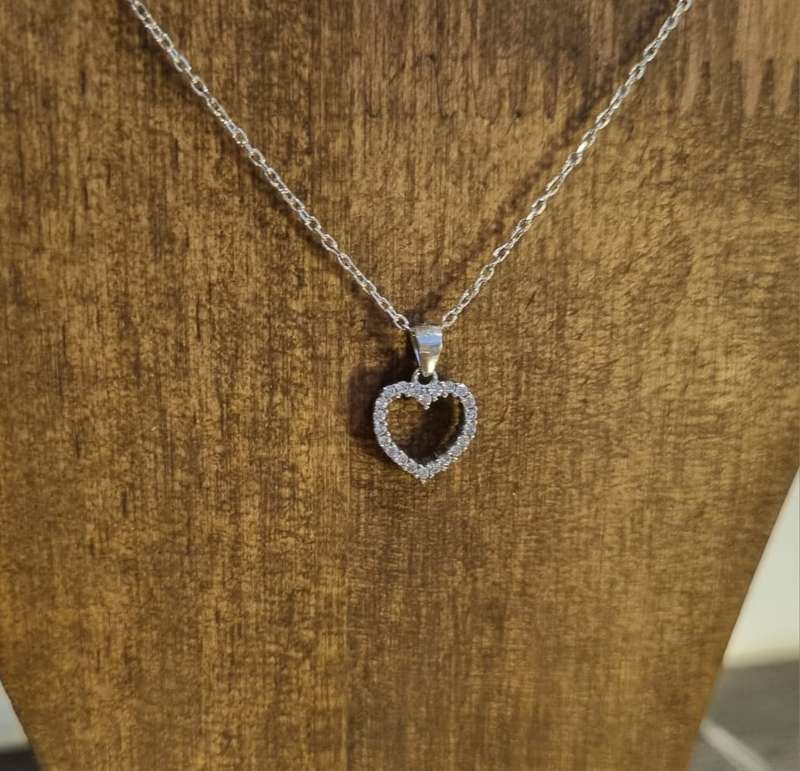 925 Sterling Silver Heart Pendant