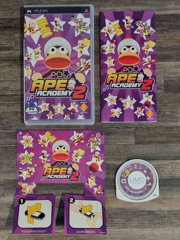 Ape Academy 2 for PSP - Complete