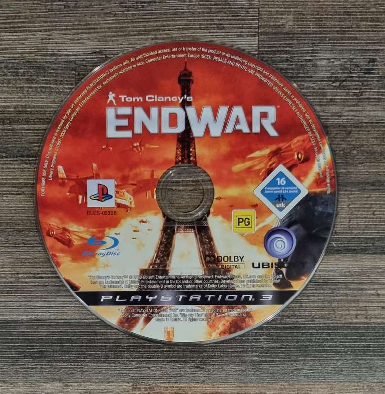 Endwar for PS3 - Disc Only