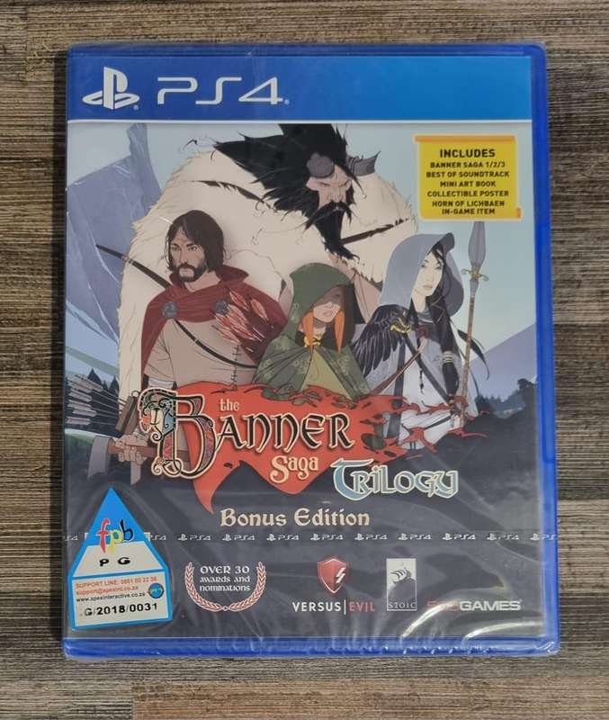 The Banner Saga Trilogy for PS4 - New