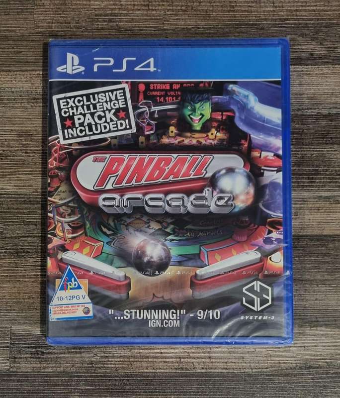 Pinball Arcade for PS4 - New
